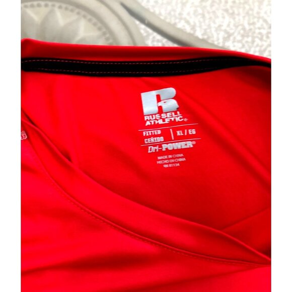 Russell Athletic Red Long Sleeve Dri-Power Performance Shirt Size XL - Picture 3 of 6